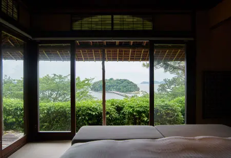 部屋からの竹島