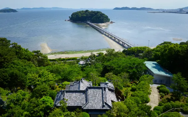 THE COVE越しの竹島